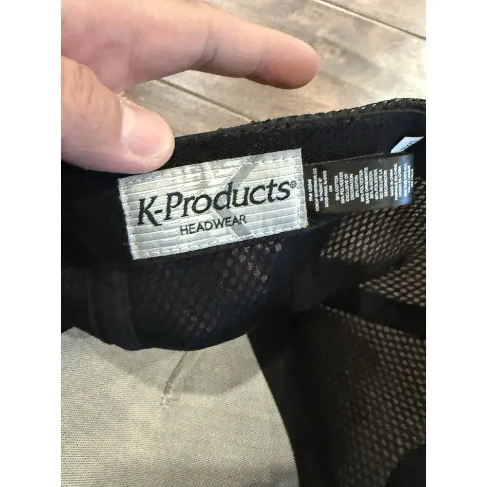 K-Products Subaru Rally Team USA Mens Gray Black Fitted Mesh Hat One Size Cap